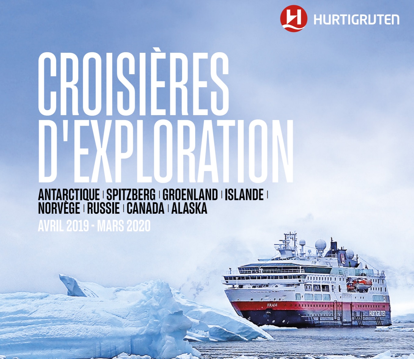 Hurtigruten Croisières d'exploration 2019 à 2020