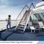 terrasse privative de la Suite Philéas Fogg & Michel Strogoff du bateau Jules Verne