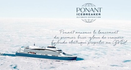 Le Ponant Icebreaker, livré en 2021, sera le premier navire de croisière de luxe brise-glace hybride