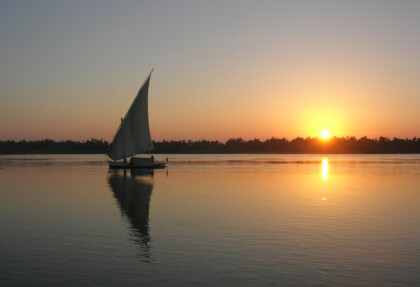 Levé de soleil sur le Nil